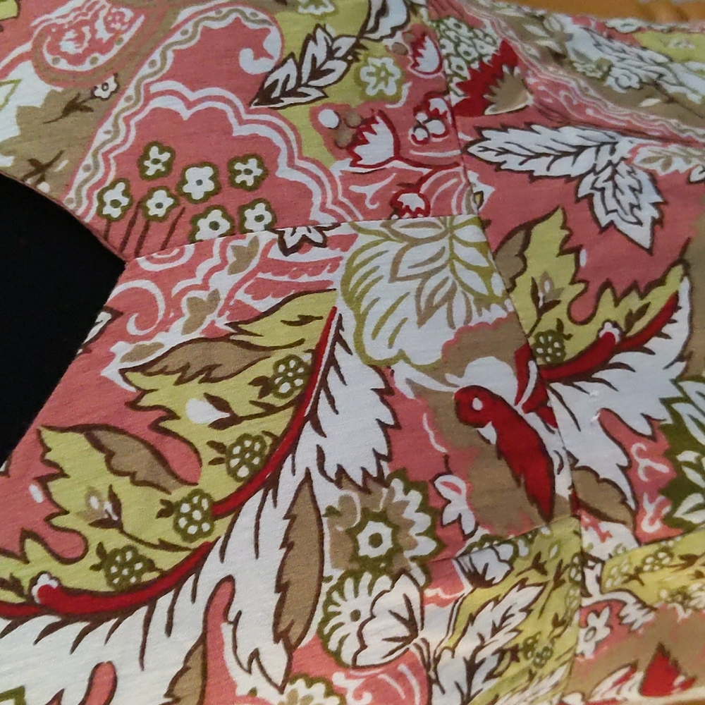 Ann Taylor Pink & Green Floral Aline Halter Dress Size 4 - Picture 6 of 10